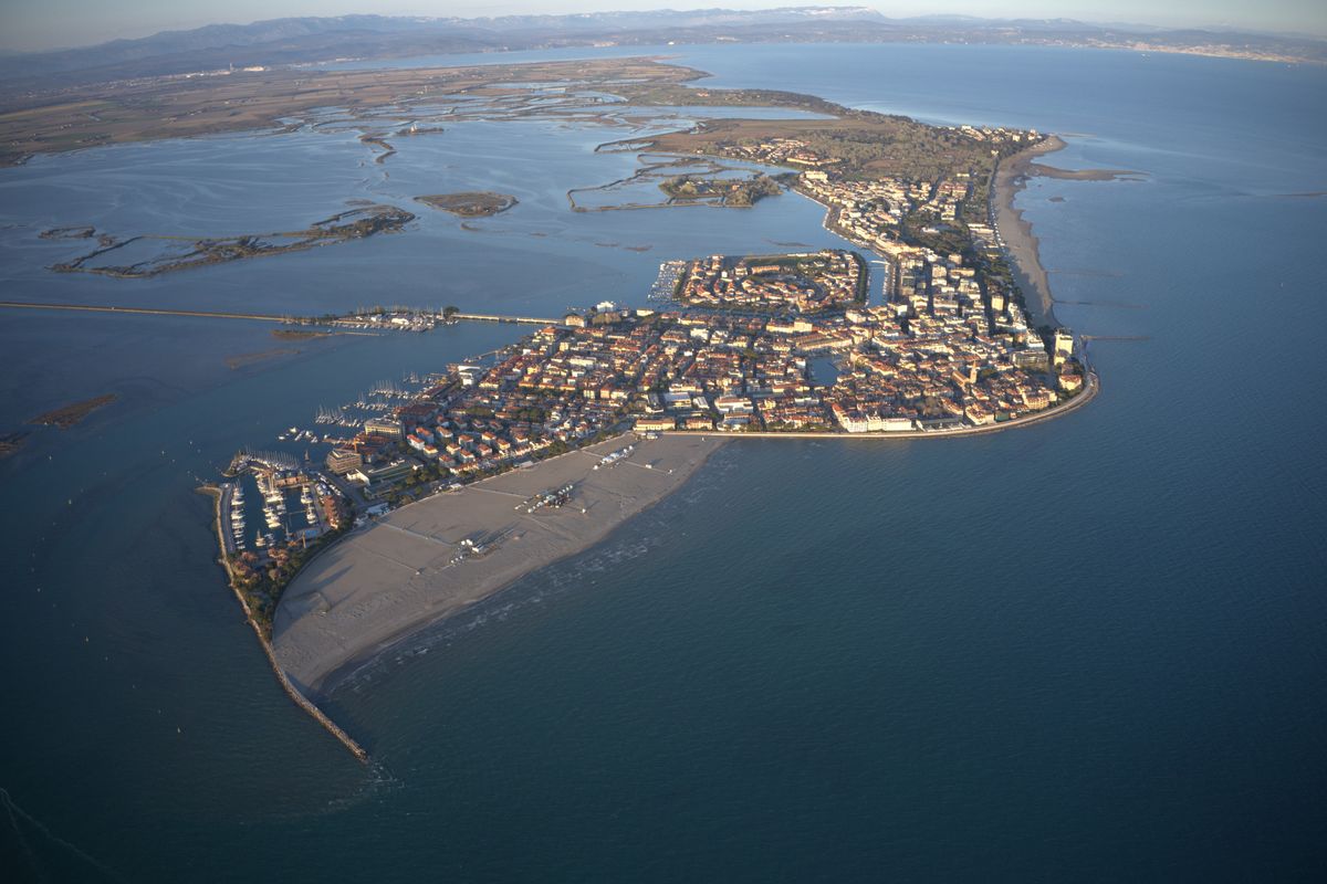 Grado — l'isola dall'alto