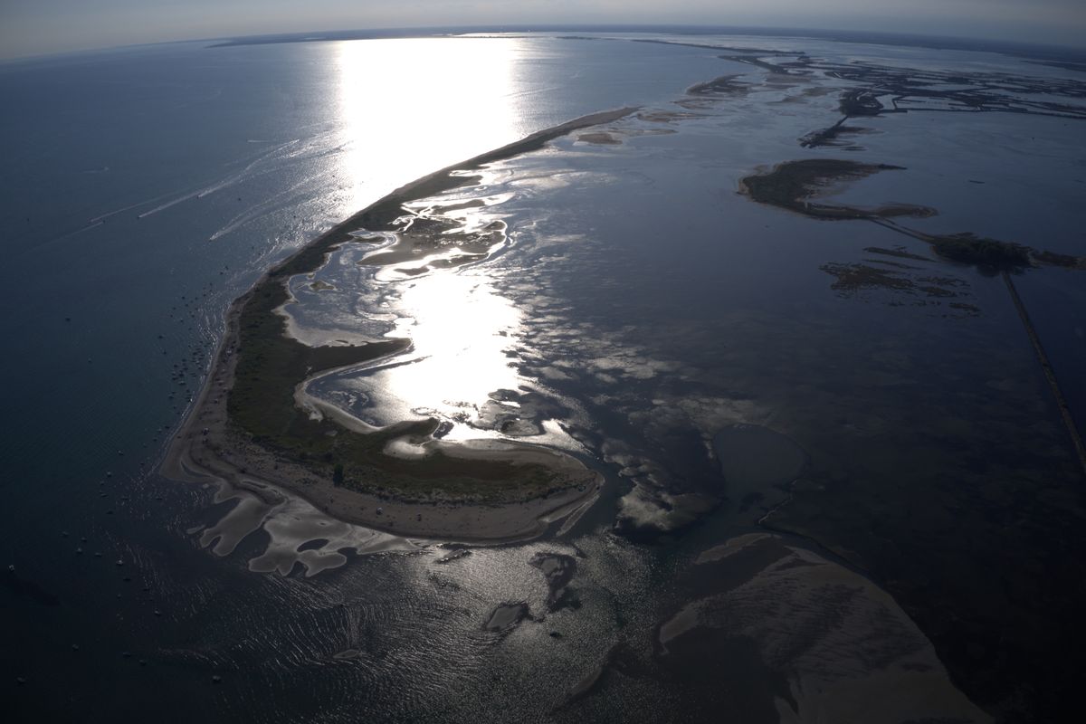 Grado — il Banco d'Orio, controluce