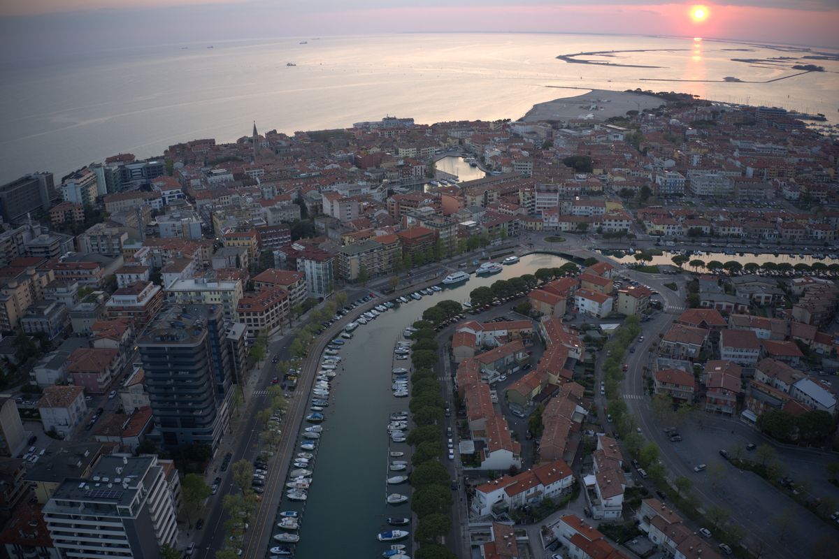 Grado — tramonto sull'isola